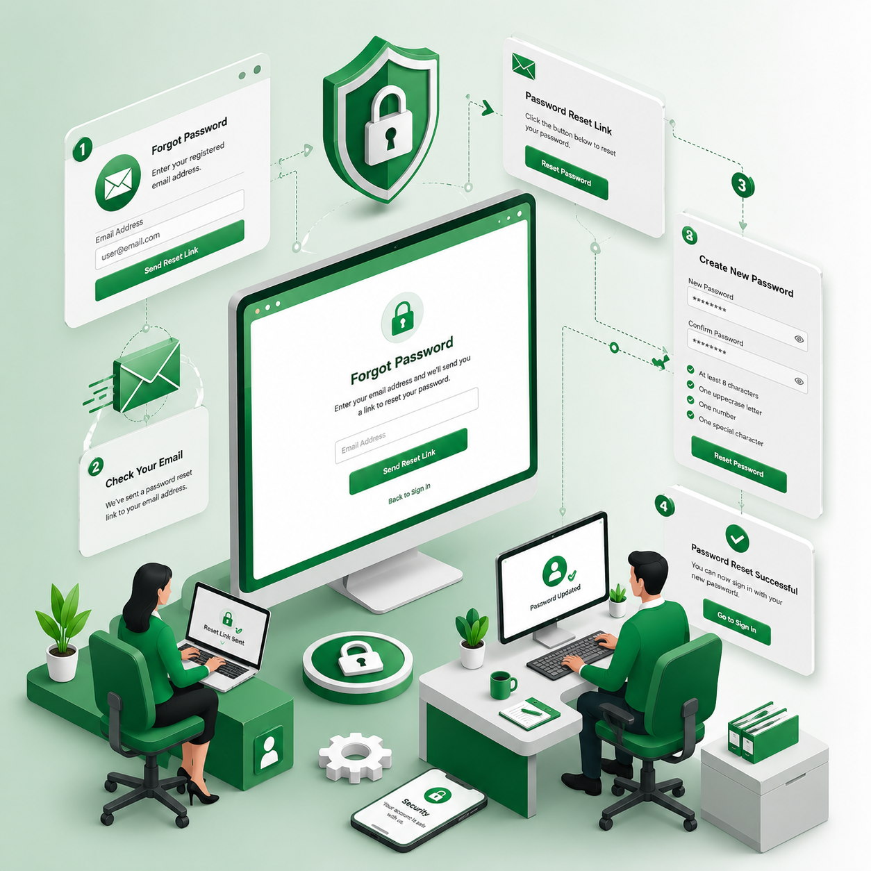 Reset your account securely